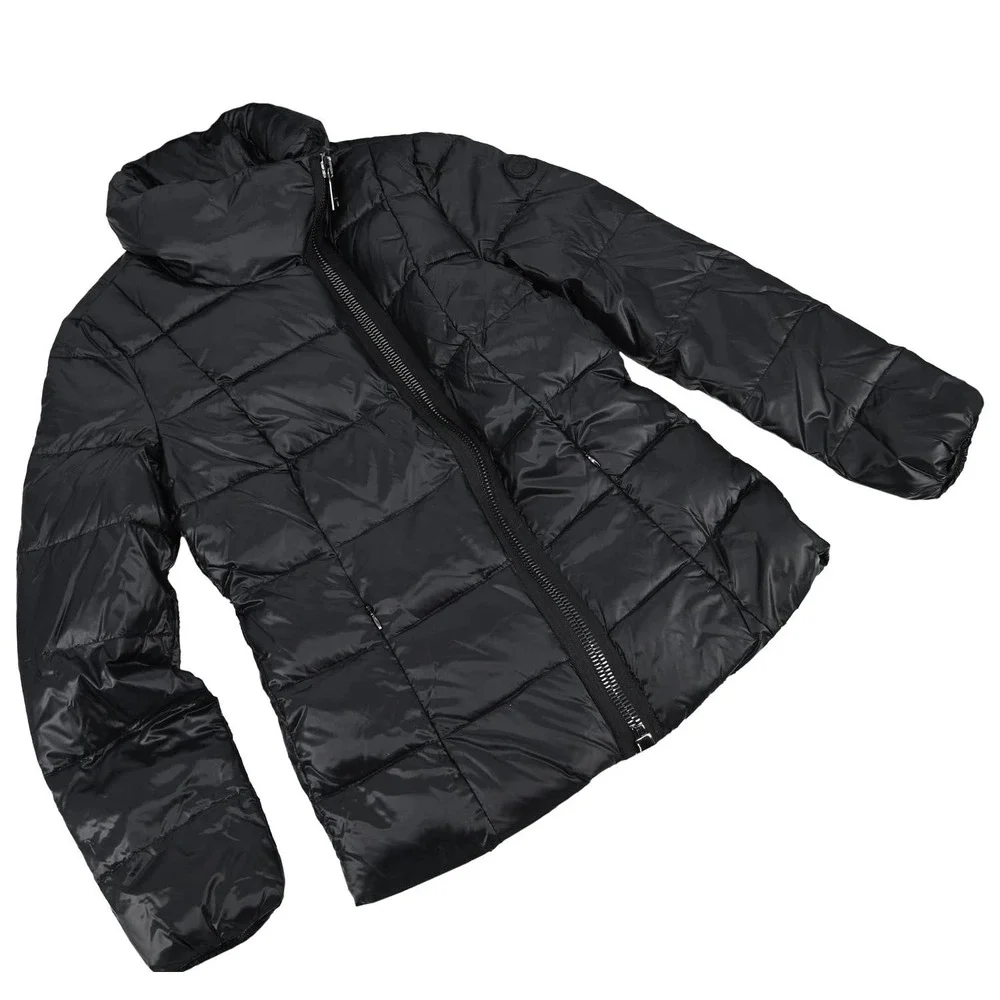 CALVIN KLEIN Women's Asymmetric Zip Front Down Coat Jacket size: S - Picture 2 of 9